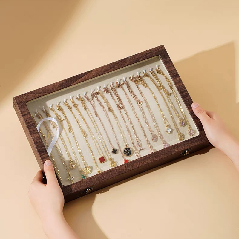 Accessories Travel Jewelry Box - Houten sieradendoos voor bruiloft moeder vrienden