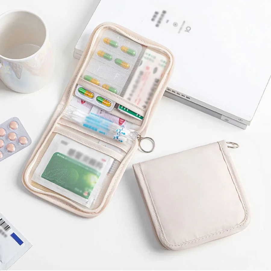 Travel Ziplock Bags - Mini medisch etui, draagbaar, opvouwbaar, grote