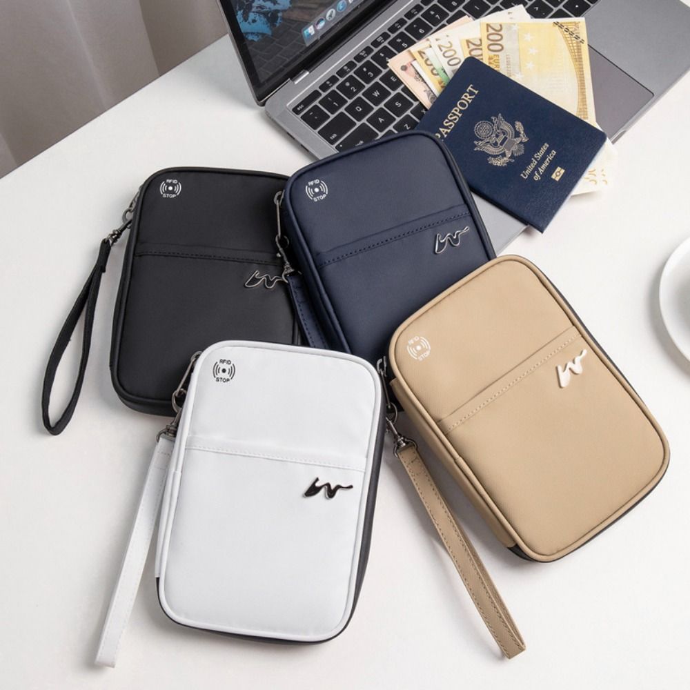 Travel Accessories In Bulk - Draagbare Polyester Kaarthouder Grote Capaciteit Rits