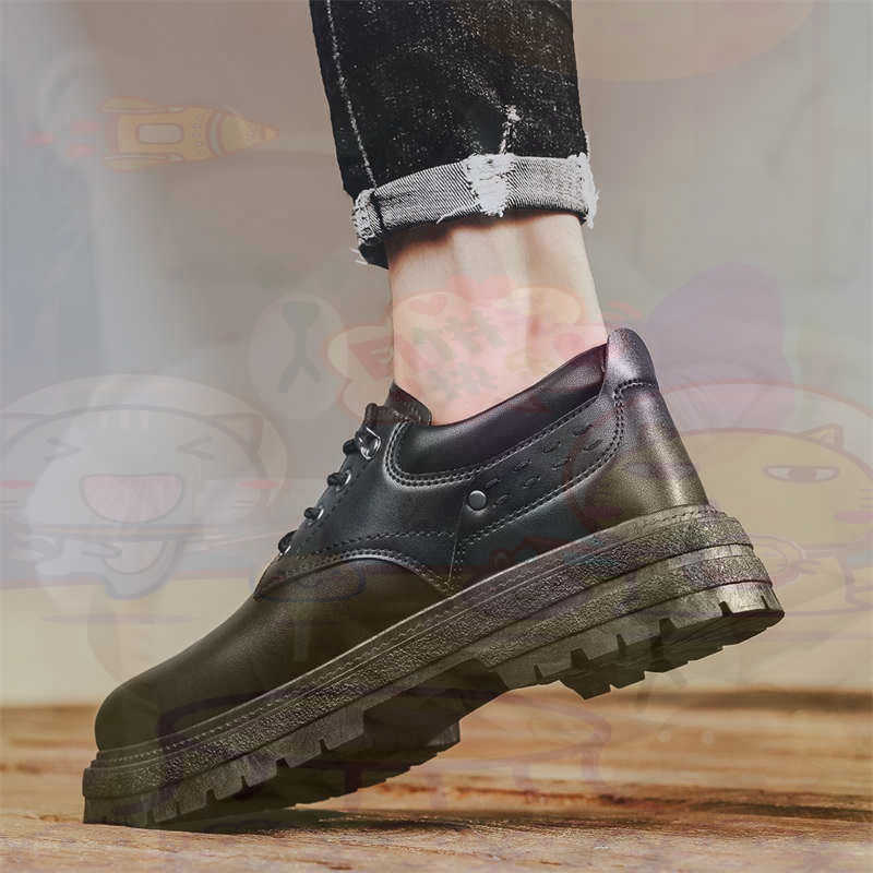 Travel Accessories Uk Sale - Donker natuurlijk leer Mode-sneakers Tennis Herensneakers