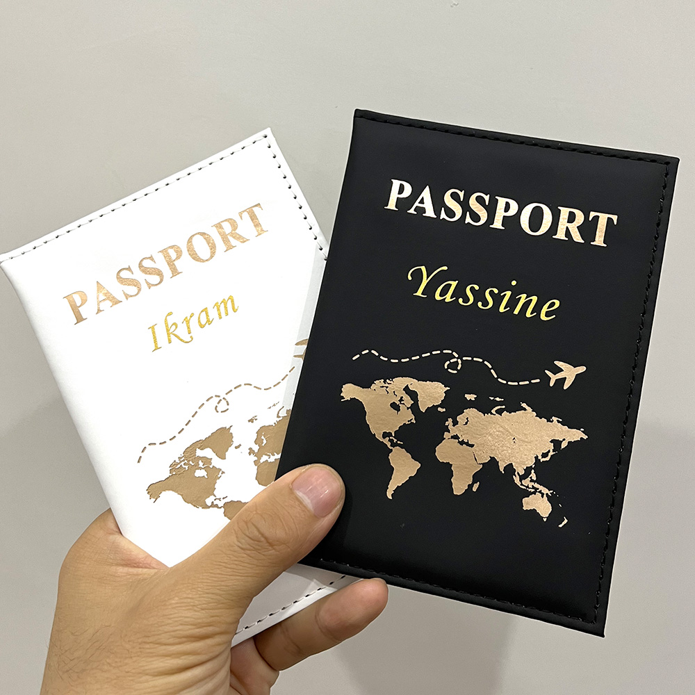 Travel Accessories In Bulk - Nieuwe Schattige Gepersonaliseerde Paspoorthoes Vliegtuig Vrouwen