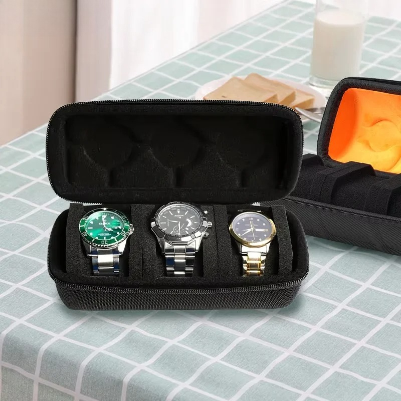 Accessories Travel Jewelry Box - Reiskoffer voor horloge met 3 vakken