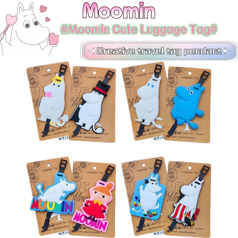 Travel Accessories In Bulk - Cartoon Anime Kleine Mollige Moomin Boarding