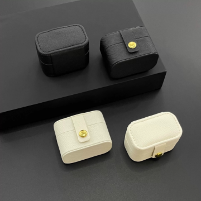 Accessories Travel Jewelry Box - Leren draagbare sieradendoos, bureau-reiskoffer, oorbellen, oorknopjes,