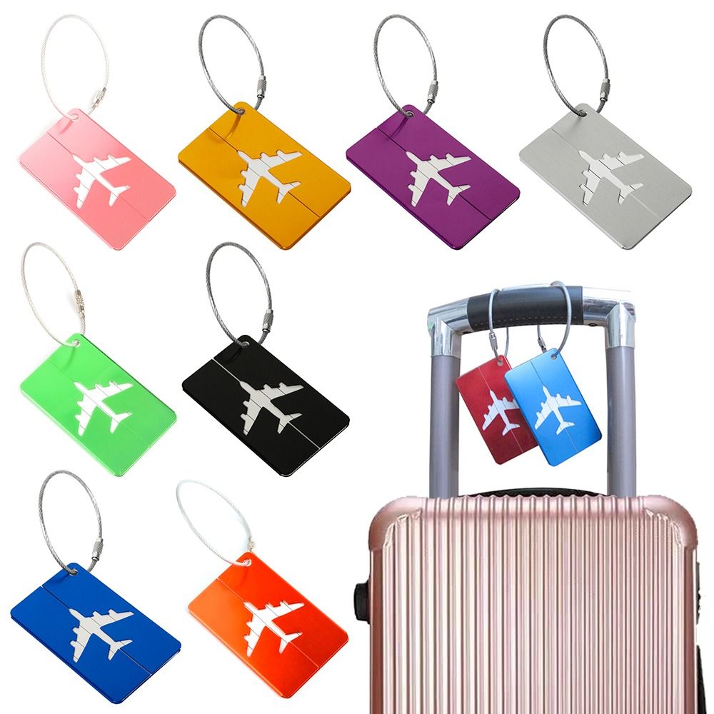 Travel Accessories In Bulk - Aluminium Reisbagagelabels Herbruikbare Kofferbagagelabels Vakantiekoffer Labels