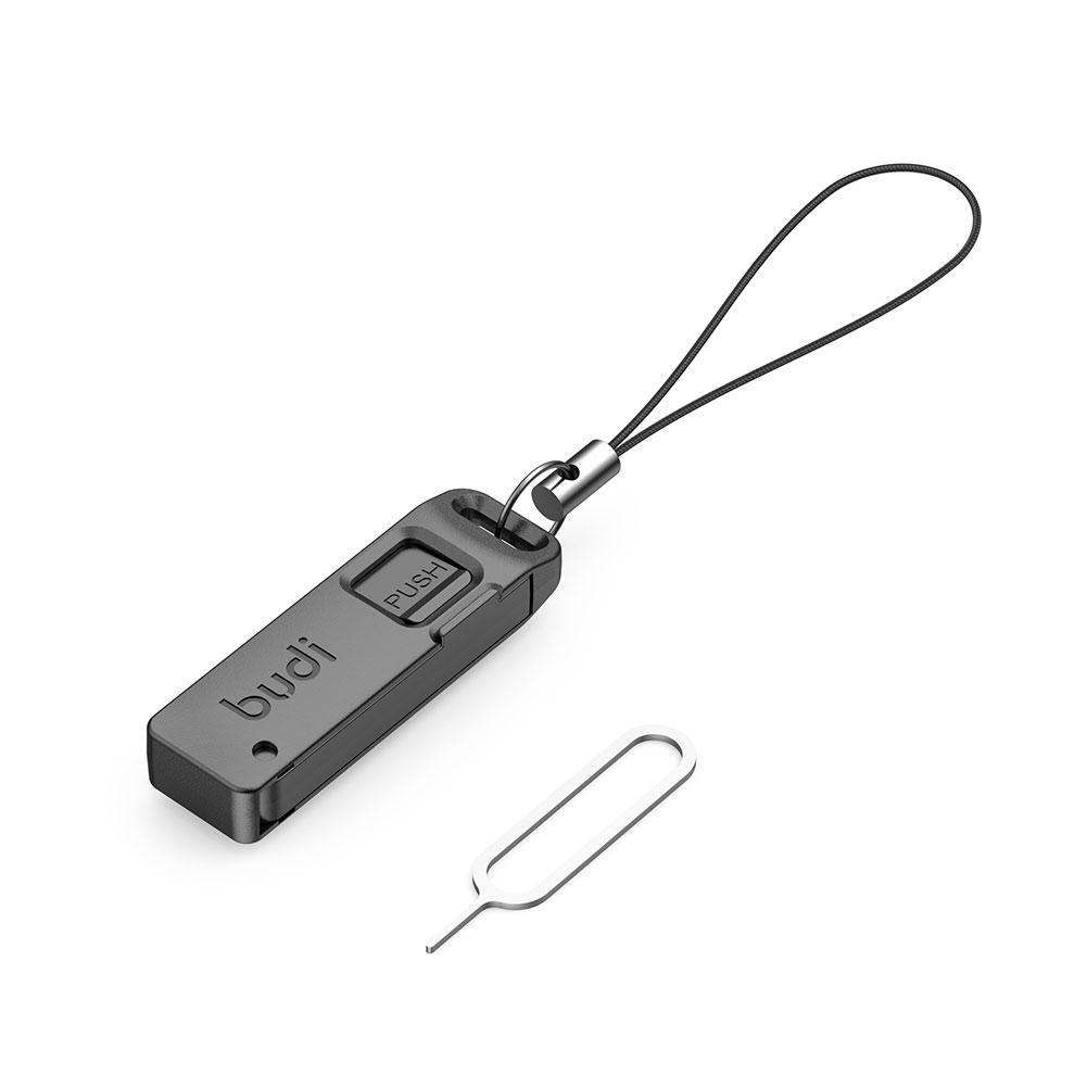 Sim Card Holder Case - Multifunctionele kaartslot opbergdoos TF SIM-kaartuitwerper opbergsleuf