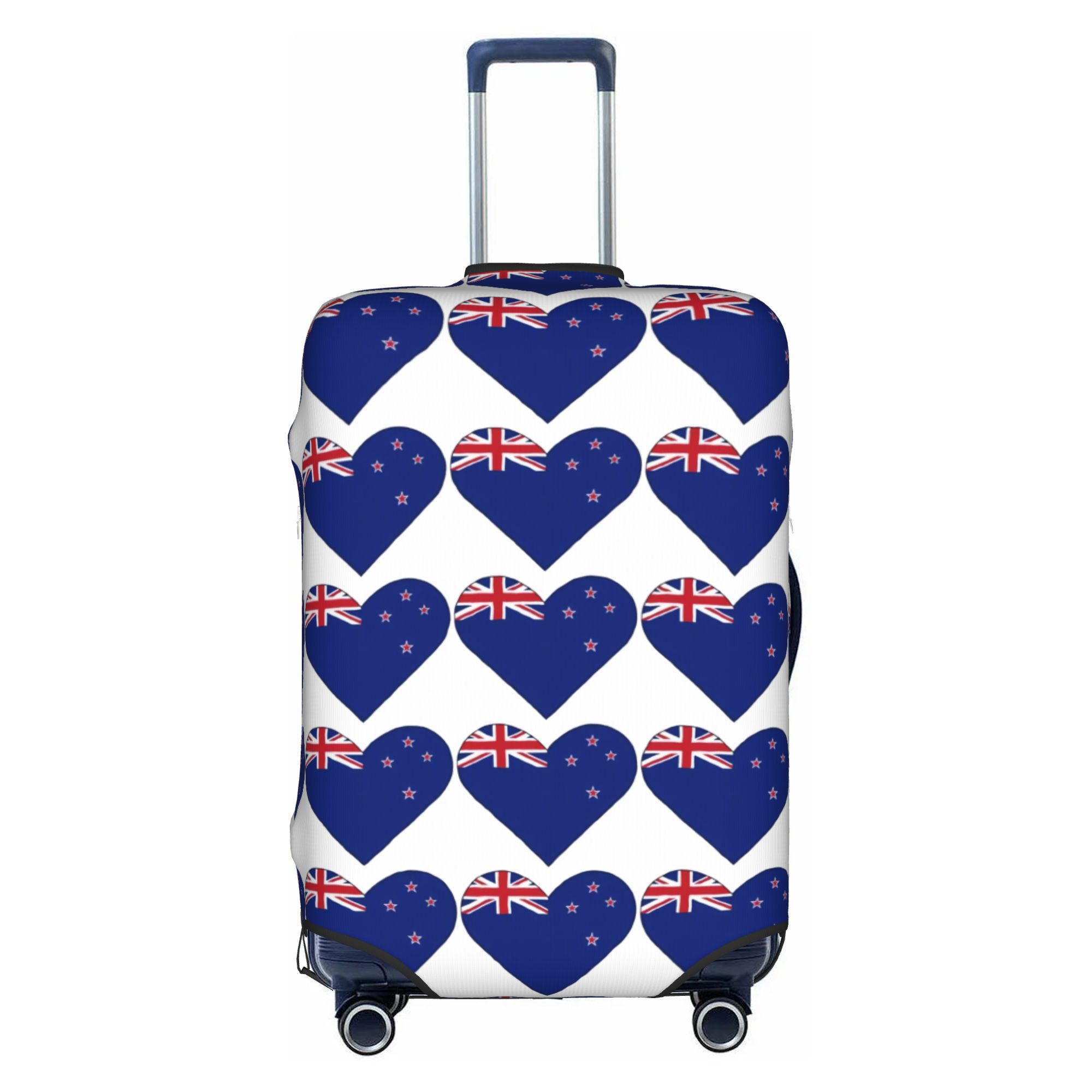 Travel Accessories New Zealand - Nieuw-Zeeland Hearts Flag bagagehoes elastische reiskoffer