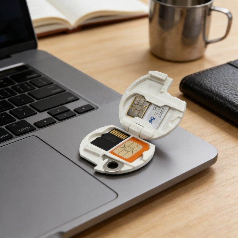 3D-geprinte SIM- en TF-kaart h - Sim Card Holder Case recensie en prijs