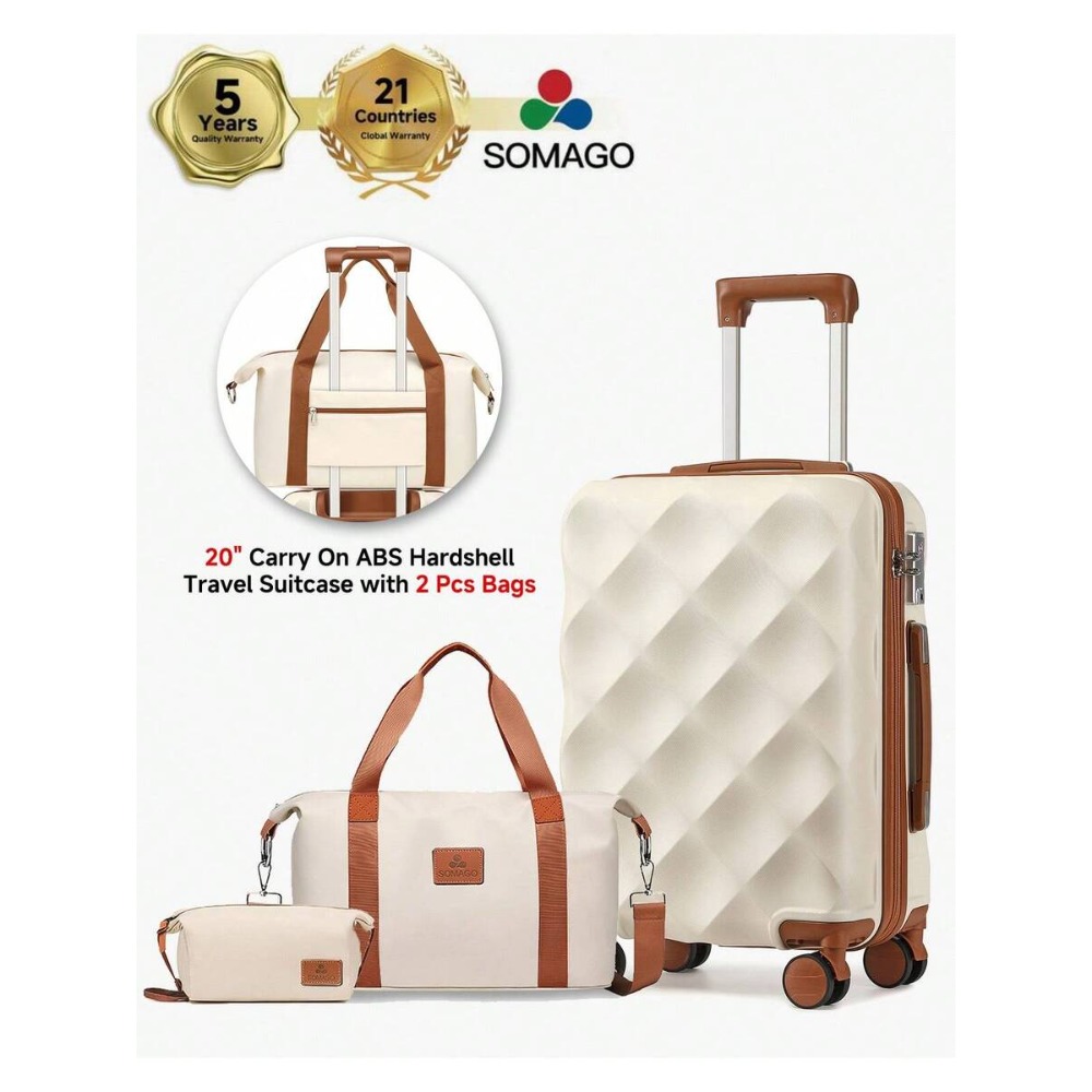 Lichtgewicht hardshell ABS 20  - Travel Lock Tsa Approved recensie en prijs
