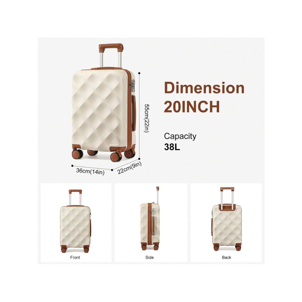 Lichtgewicht hardshell ABS 20  - Travel Lock Tsa Approved recensie en prijs