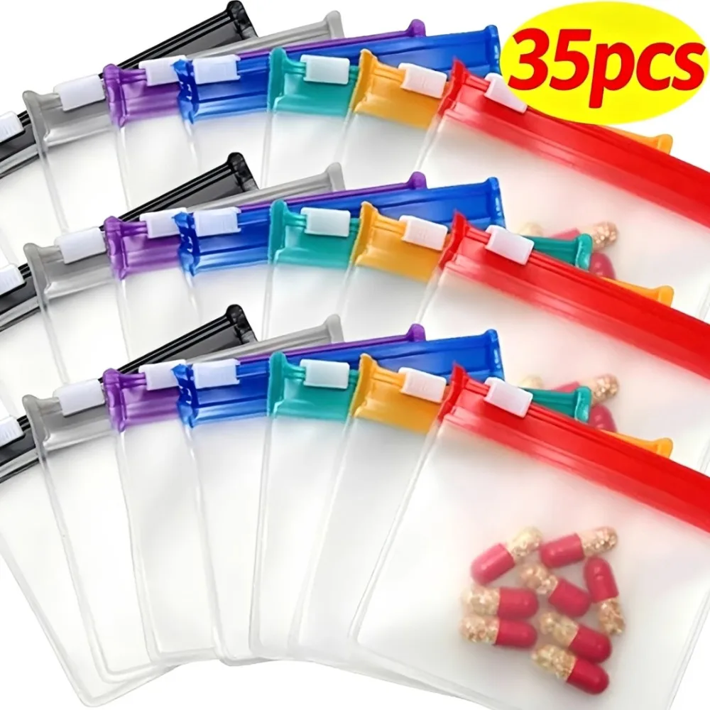 Mini Kleurrijke Pillendoosjes  - Travel Ziplock Bags recensie en prijs