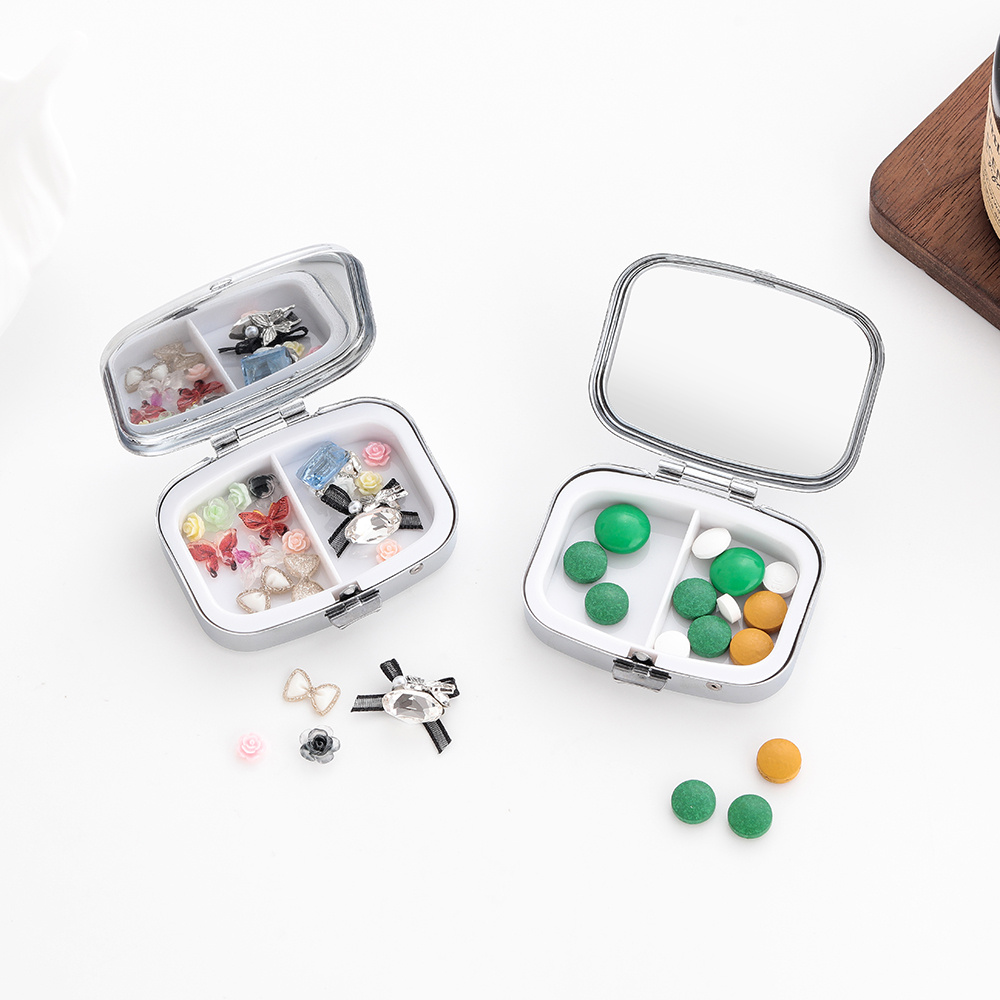 1 vierkante metalen doos met h - Accessories Travel Jewelry Box recensie en prijs