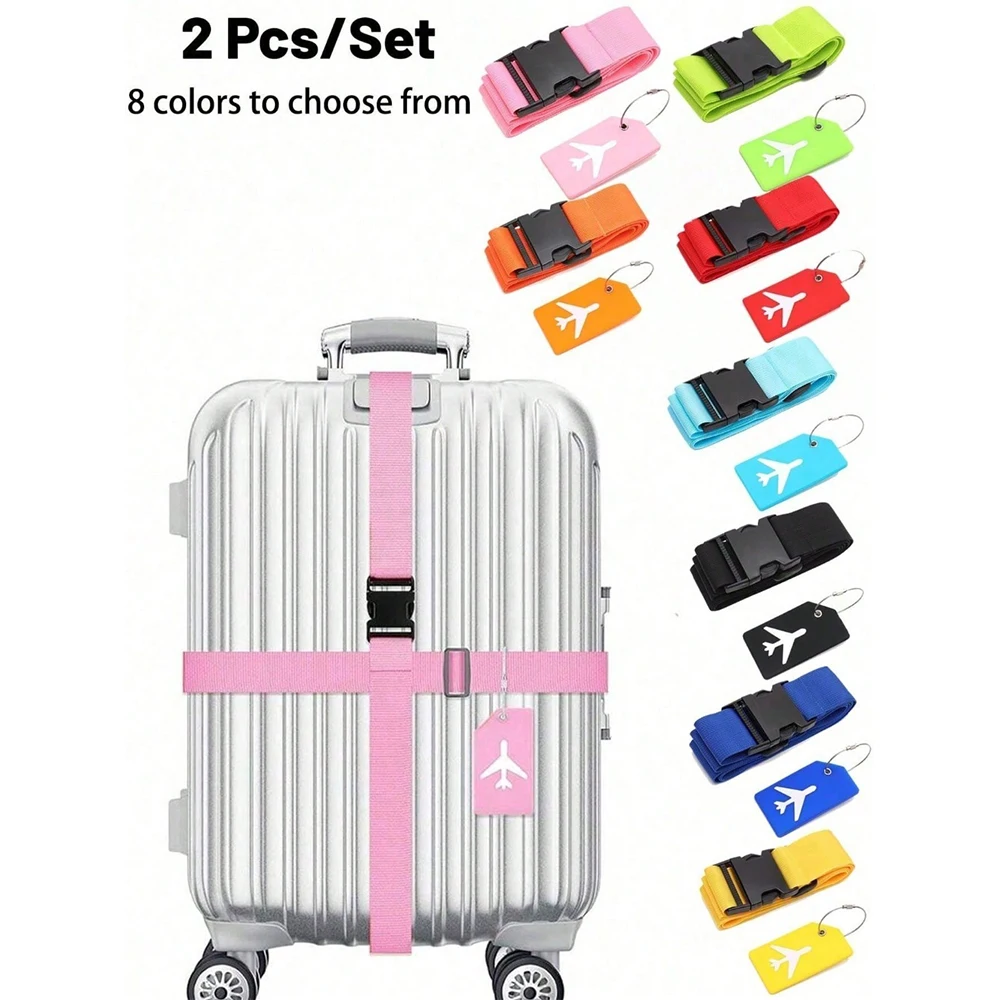 Bagageriemset met bagagelabel  - Travel Accessories In Bulk recensie en prijs