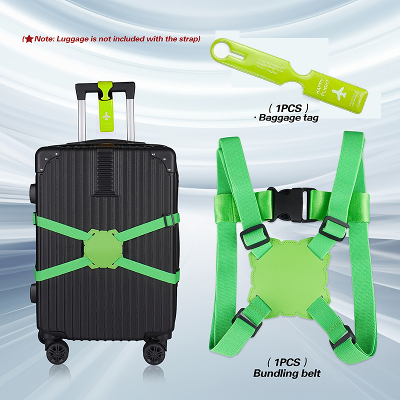 2-delige set bagageriemen + ba - Travel Accessories In Bulk recensie en prijs