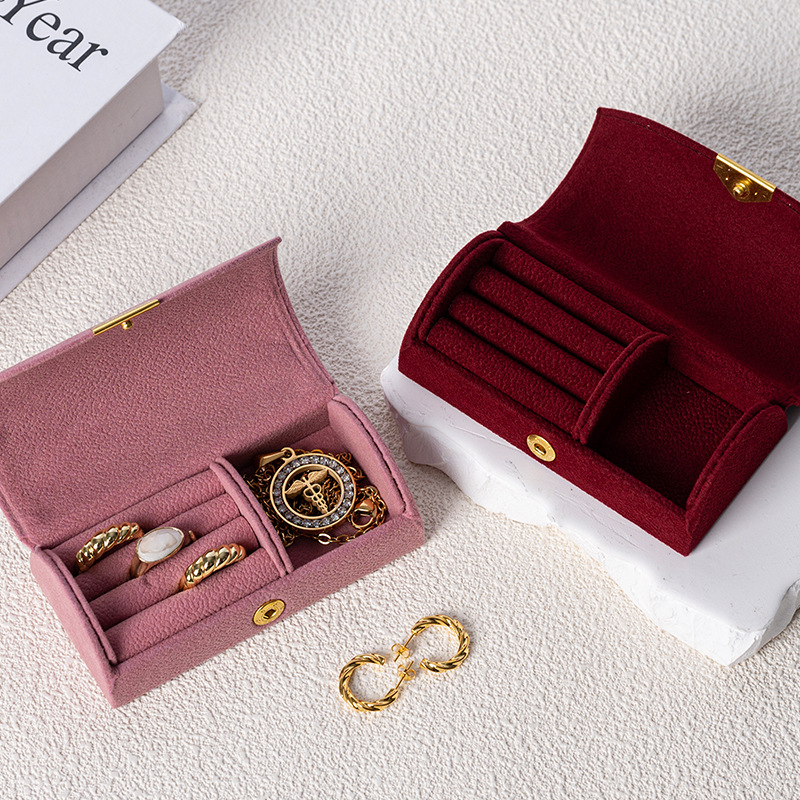 Gebogen draagbare sieradendoos - Accessories Travel Jewelry Box recensie en prijs