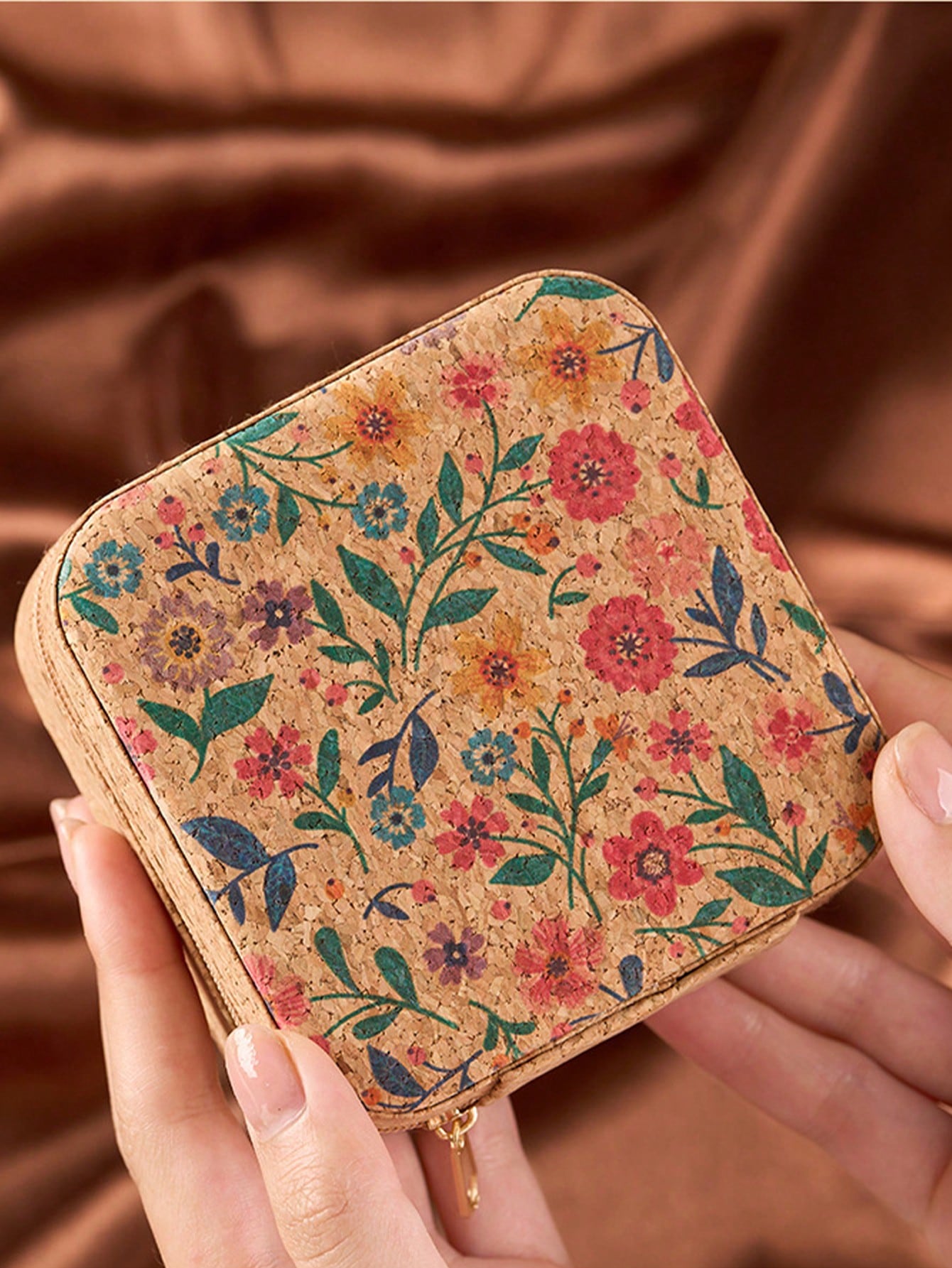 Vierkante vintage bohemien pat - Accessories Travel Jewelry Box recensie en prijs