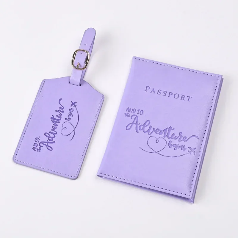 Nieuwe paarse PU lederen paspo - Travel Accessories In Bulk recensie en prijs