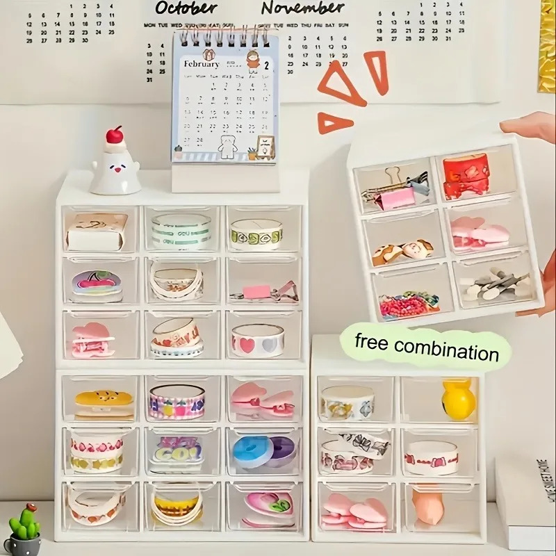 1pc stofdichte multi-grid desk - Accessories Travel Jewelry Box recensie en prijs
