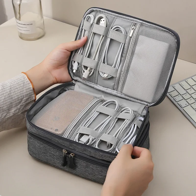 3-laags draagbare USB-lijnhoud - Travel Ziplock Bags recensie en prijs