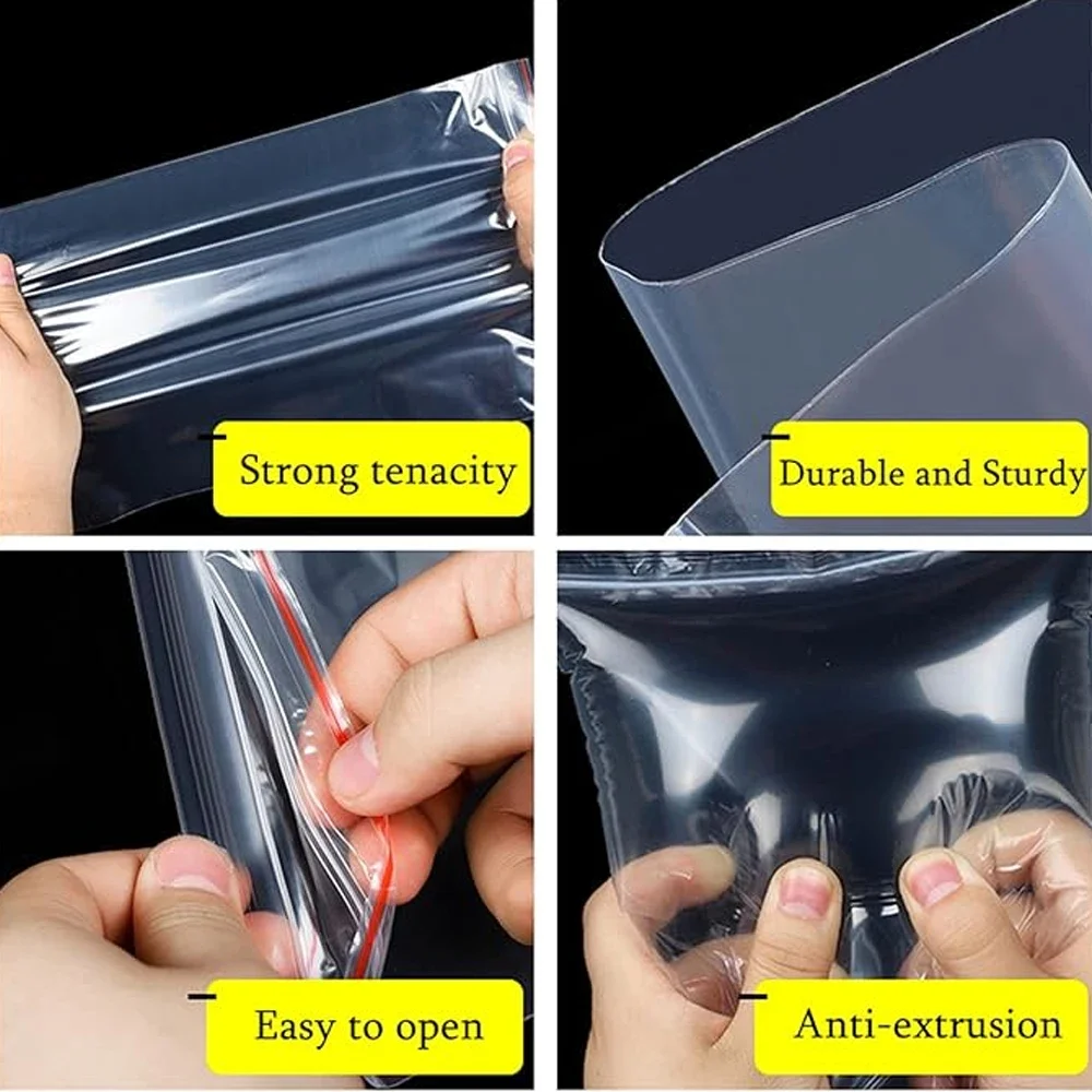 100-1000 Stuks Hersluitbare Tr - Travel Ziplock Bags recensie en prijs