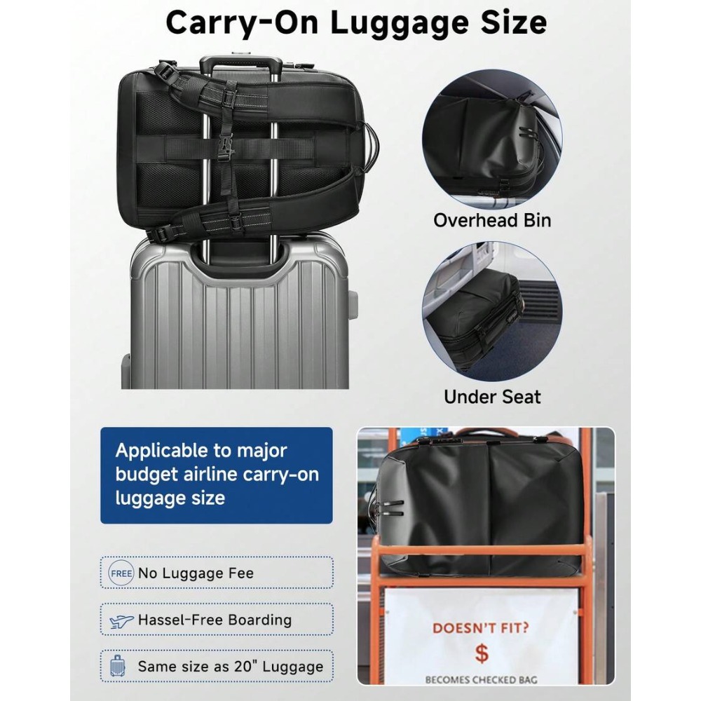 Eén-knops uitbreidbare vacuümc - Travel Lock Tsa Approved recensie en prijs