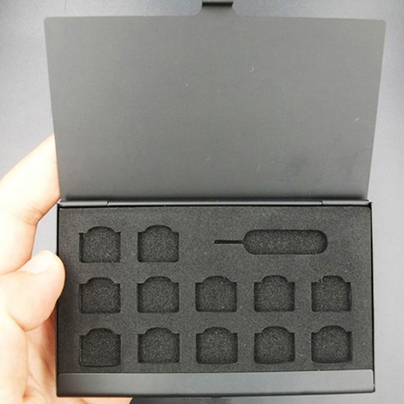 Nieuwe 12-Slots-NANO+1-Slot-Ca - Sim Card Holder Case recensie en prijs