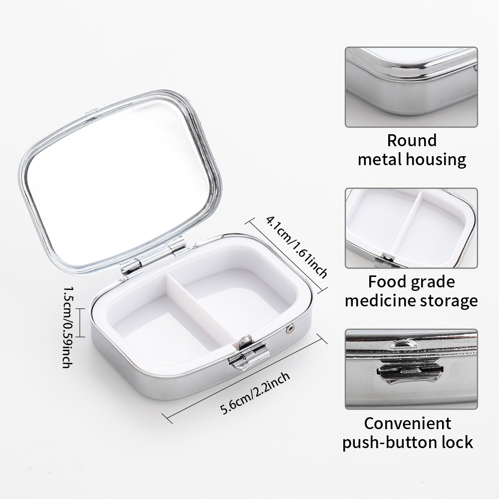 Draagbare metalen pillendoos m - Accessories Travel Jewelry Box recensie en prijs