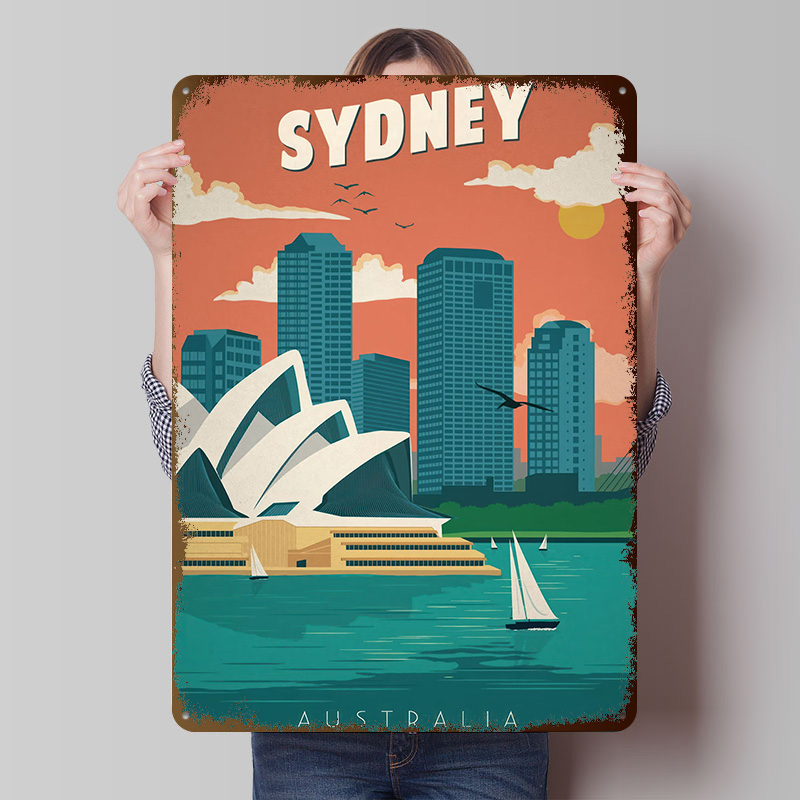 Sydney Travel Poster Aangepast - Travel Accessories Sydney recensie en prijs
