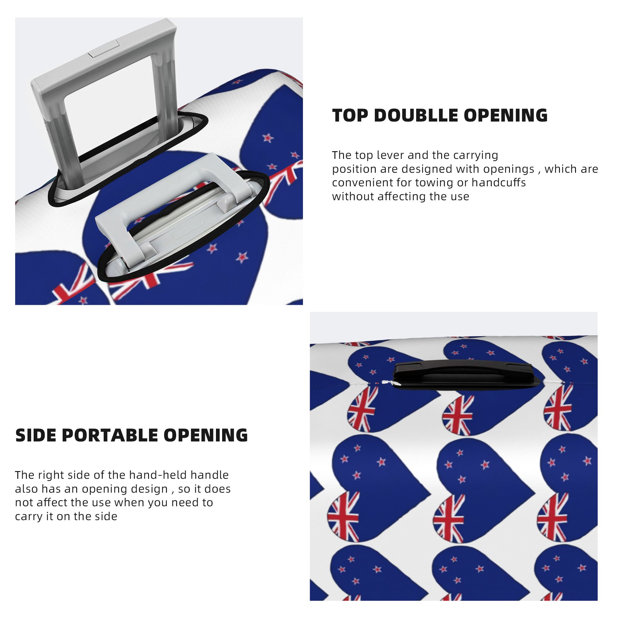 Nieuw-Zeeland Hearts Flag baga - Travel Accessories New Zealand recensie en prijs